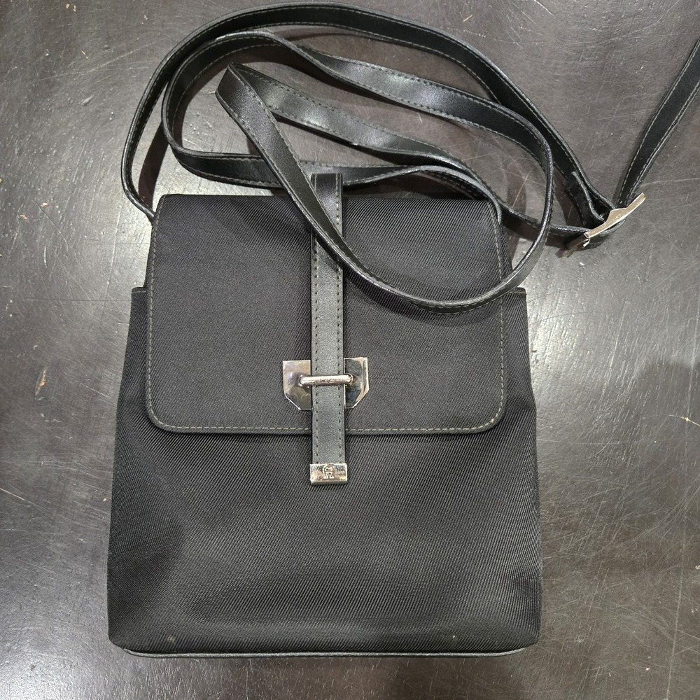 VTG Etienne Aigner Nylon Crossbody Leather Strap NICE